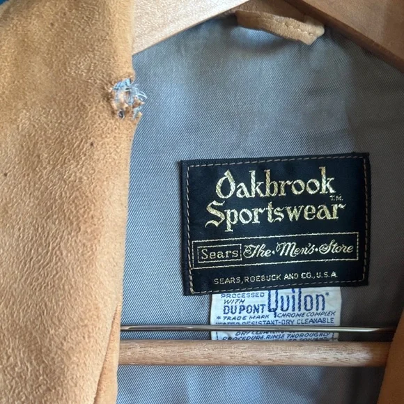 Vintage Women's Tan Suede Fringe Leather Jacket - Picture 7 of 12